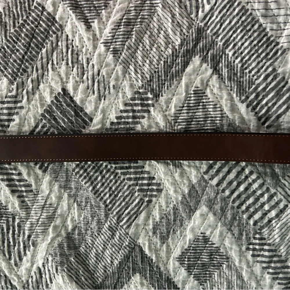 Black Leather Men's Belt